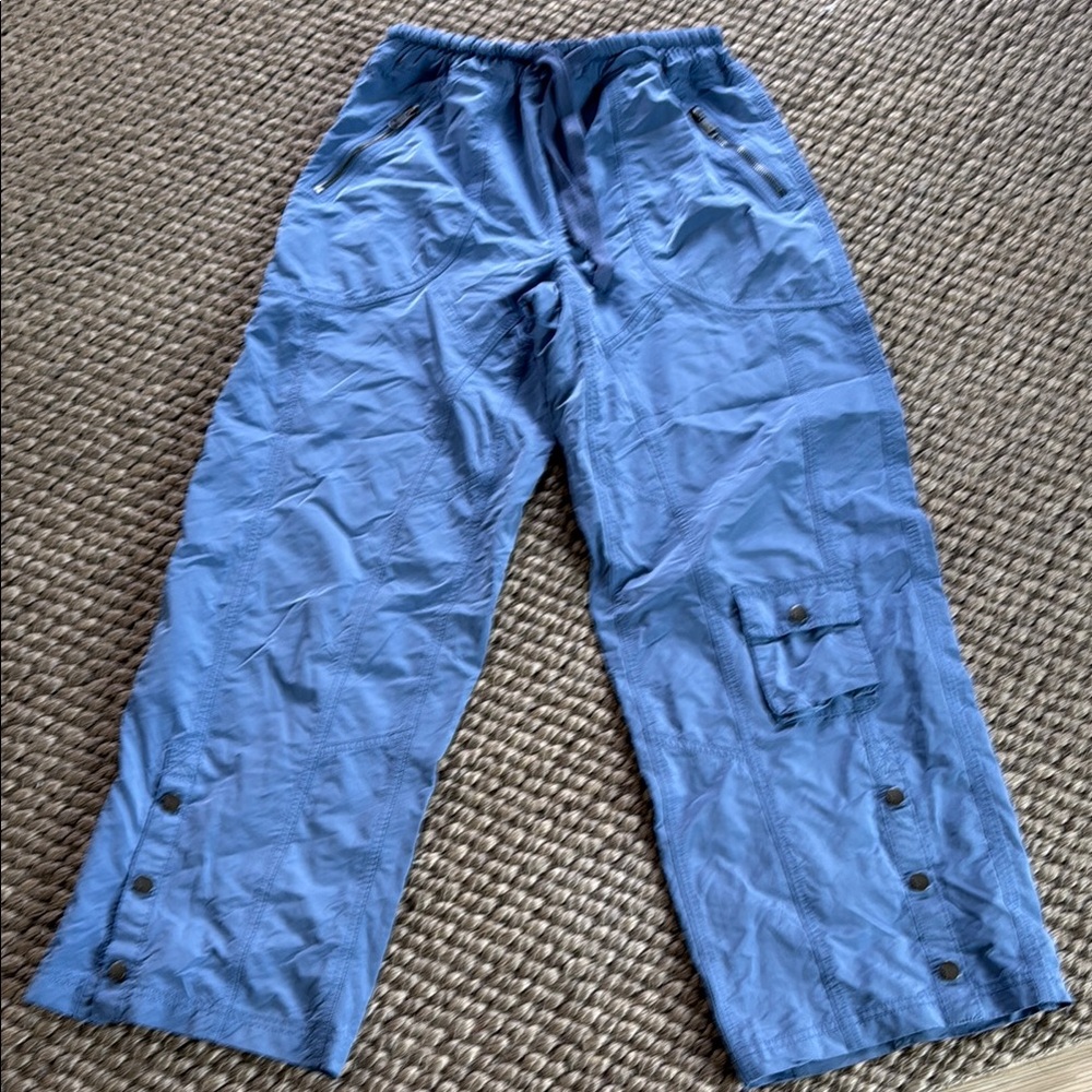 Free People Movement Wide Leg Blue Pants Size XS